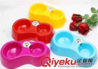 廠家直銷寵物雙碗 狗碗自動(dòng)喂水，便捷實(shí)用